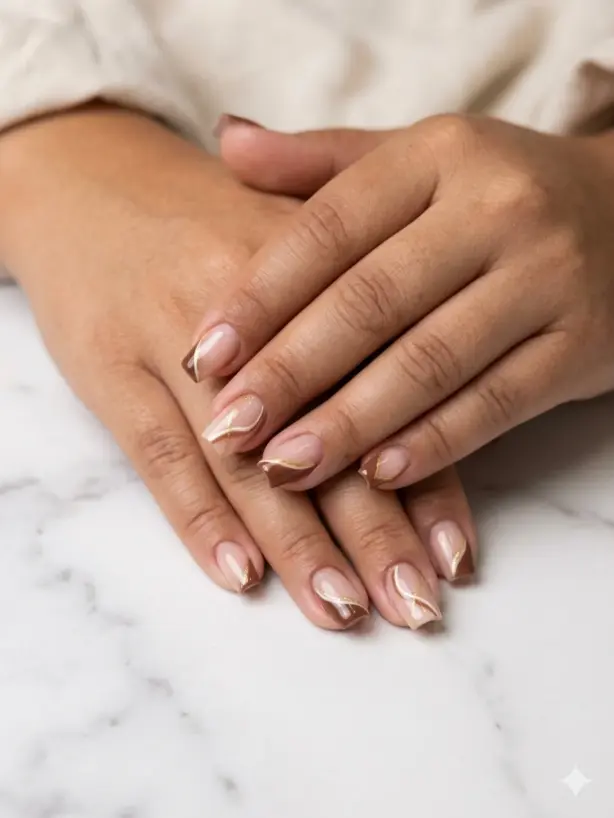 Unhas com acabamento delicado